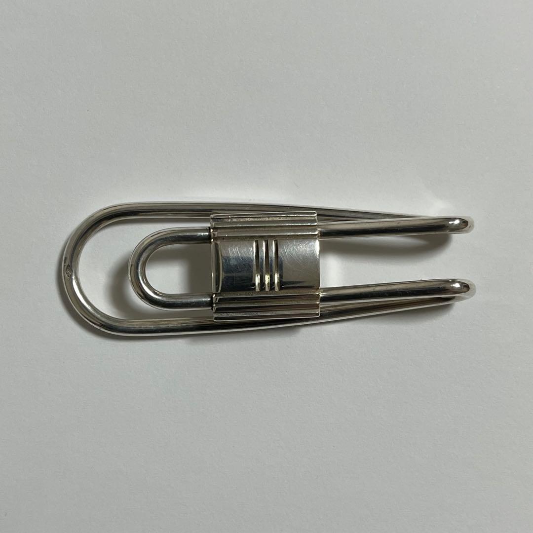 HERMES エルメス　カデナ　マネークリップ　シルバー　925