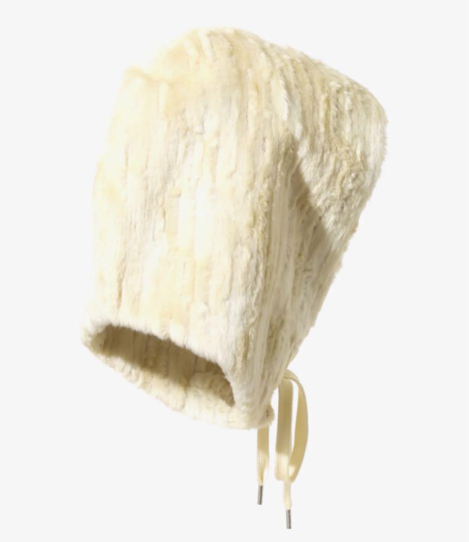 帽子 RHODOLIRION FUR HOODY SCARF - ECO FUR