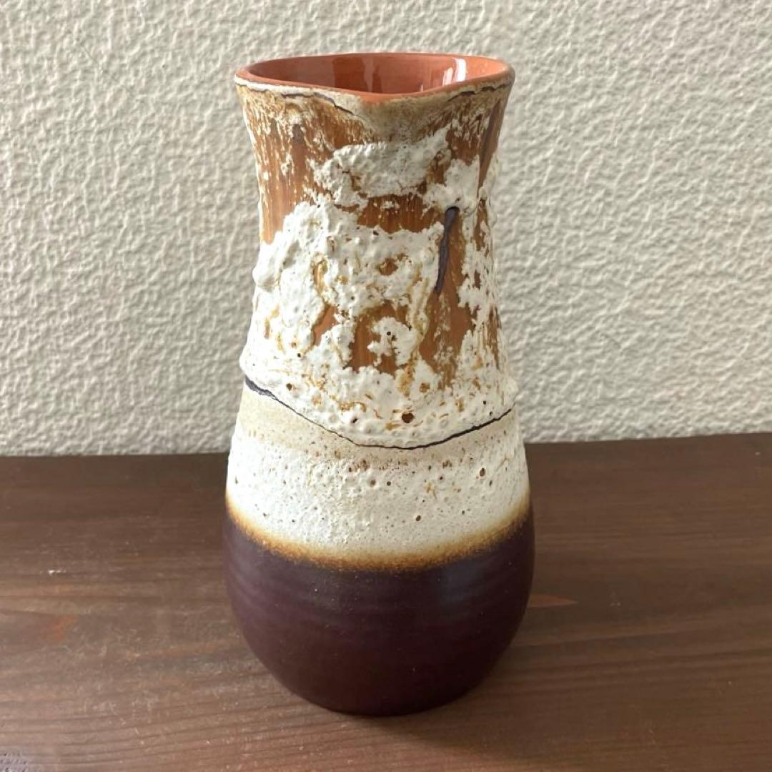 FAT LAVA ファットラバ ヴィンテージ花器 ドイツ花瓶 26cm