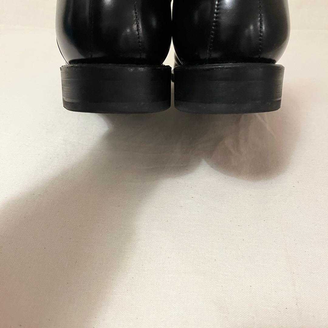 【着用感の少ない美品★人気定番】リーガル革靴★ストレートチップ黒ビジネスブラック