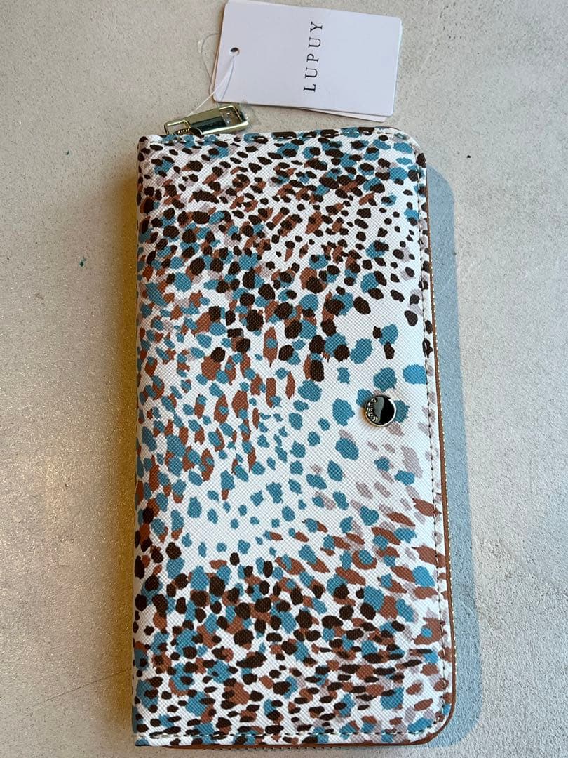 【新品未使用】LUPUY 花柄とレオパード柄 長財布2点セット　定価30800円