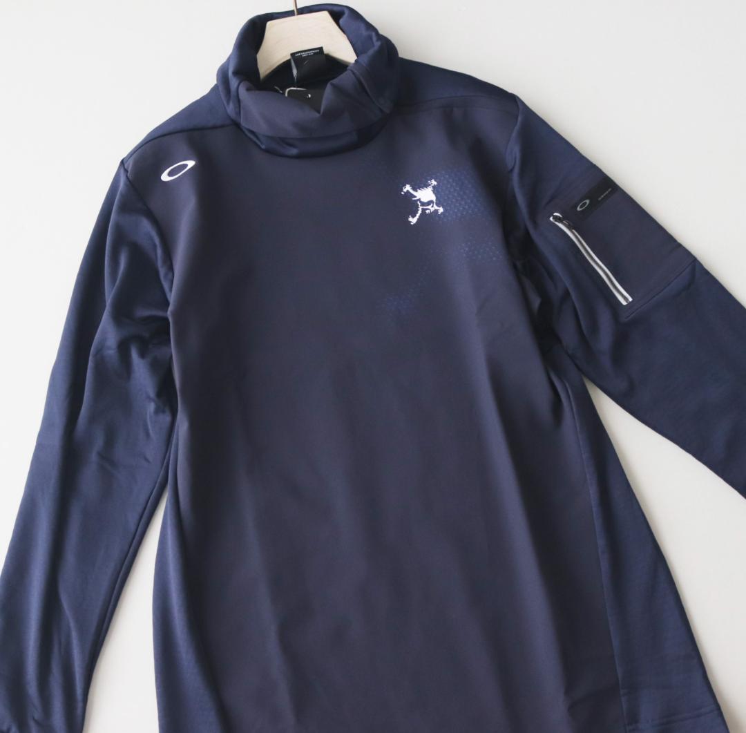 新品タグ付き【オークリー】SKULL 3.0 タートルネック カットソー XL