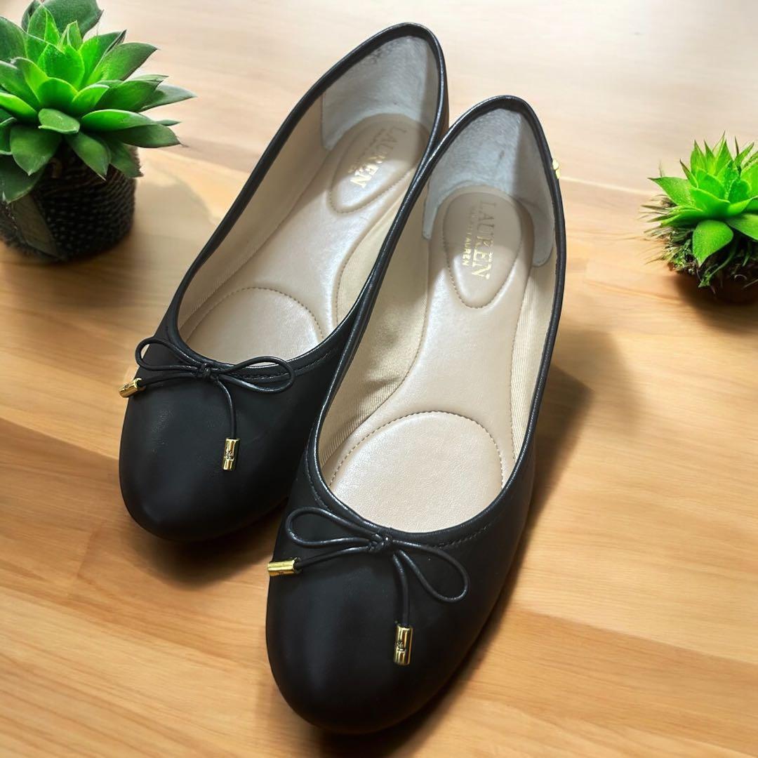 大人気！【Ralph Lauren】Jayna おしゃれフラットシューズ24cm