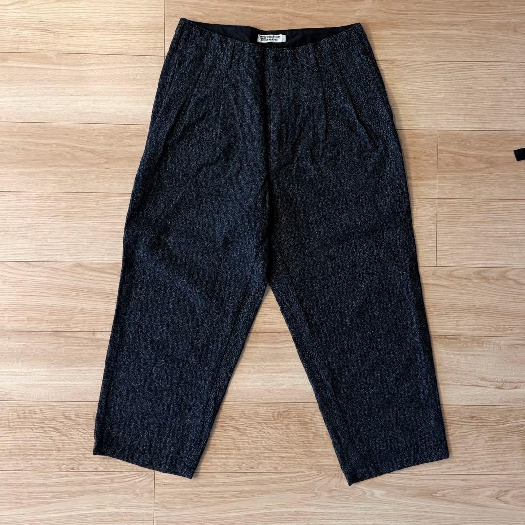 パンツ COOTIE / MELANGE WOOL 2 TUCK TROUSERS