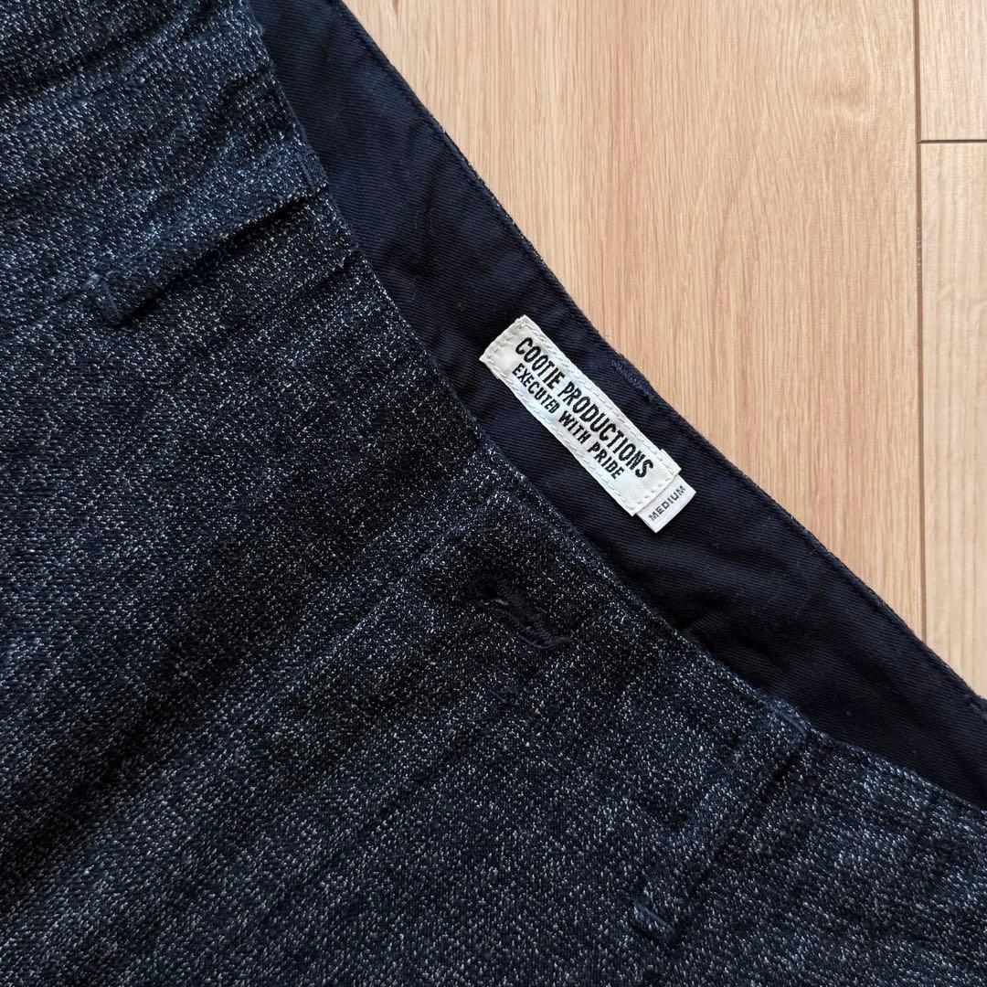 パンツ COOTIE / MELANGE WOOL 2 TUCK TROUSERS