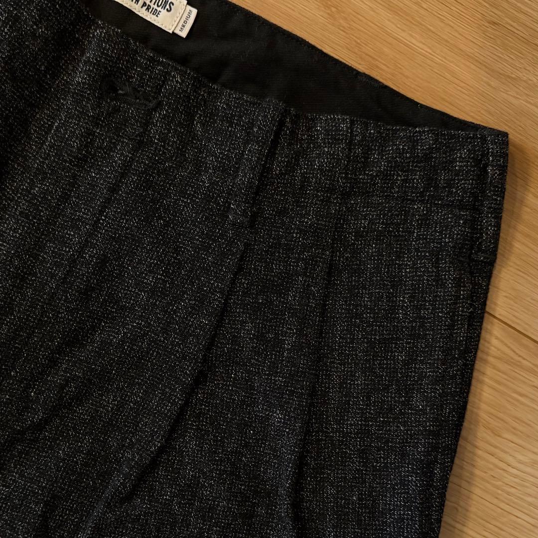 パンツ COOTIE / MELANGE WOOL 2 TUCK TROUSERS