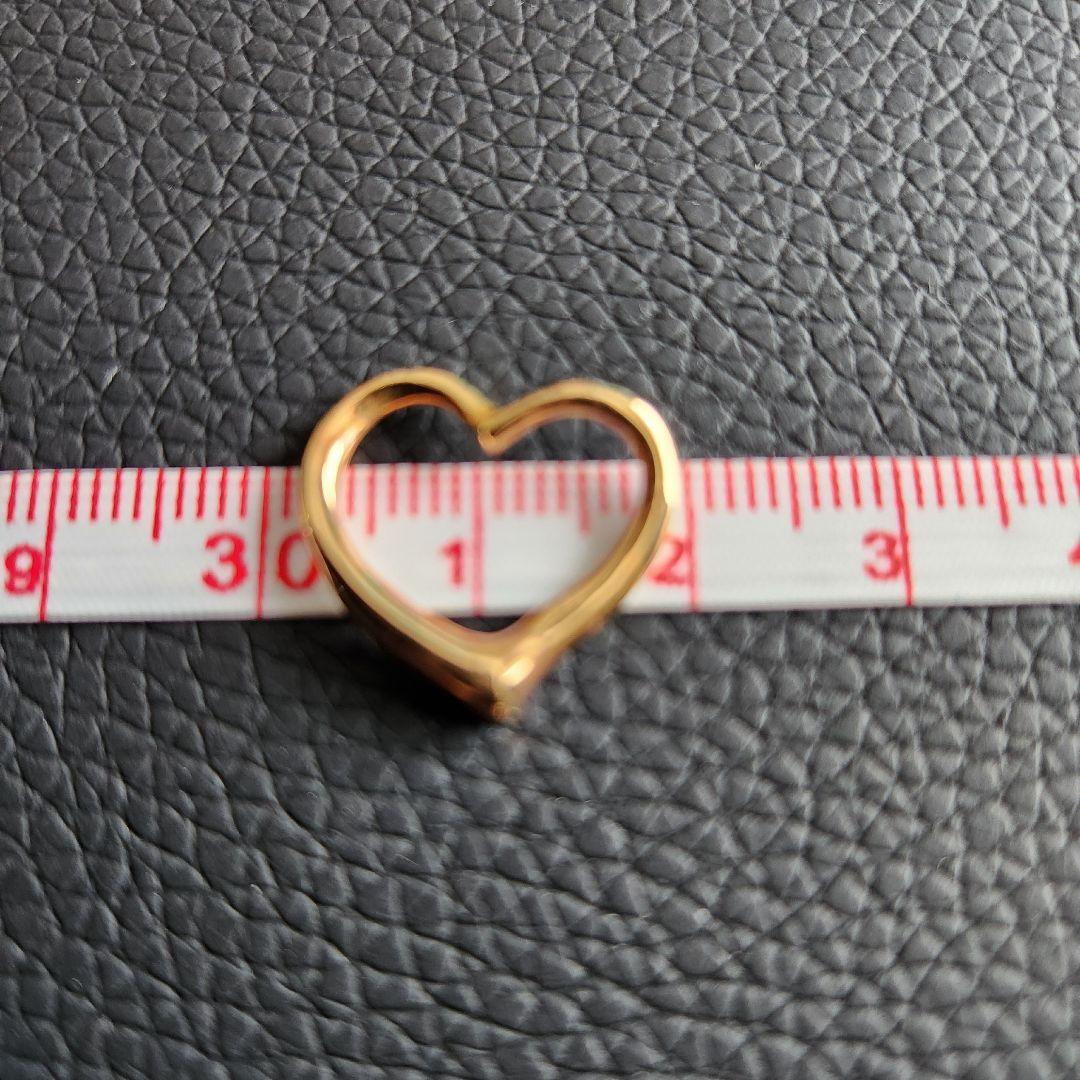 k18　オープンハート　ペンダントトップ