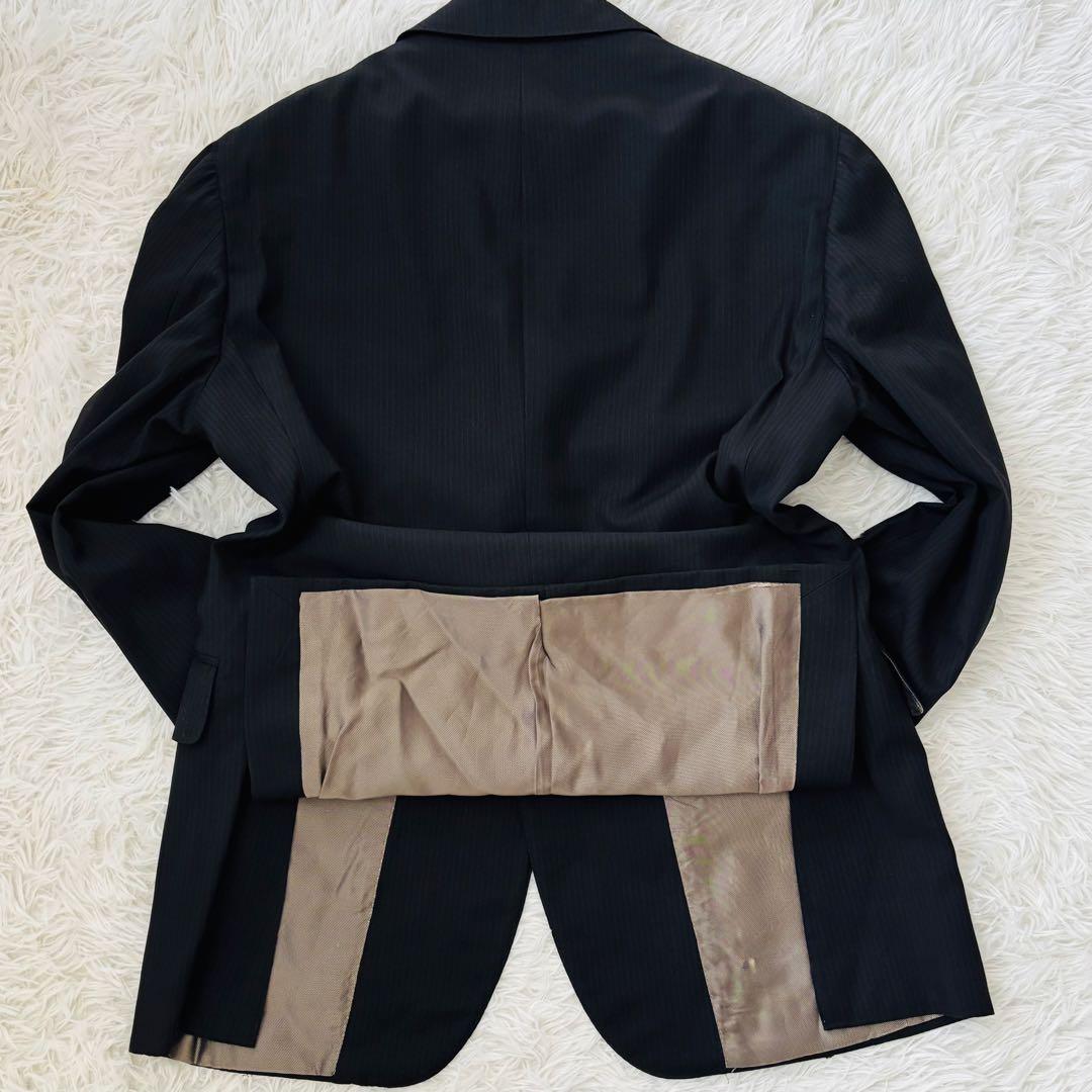 極美品✨ボリオリ×ロロピアーナ　テーラードジャケット46 本切羽ブラック