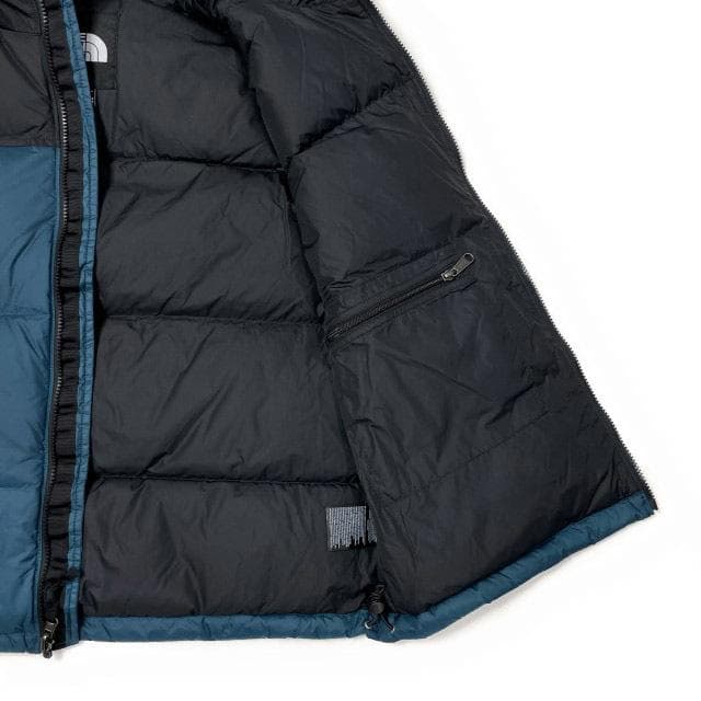 【期間限定価格】ノースフェイス ダウンベスト ヌプシ(XL)青 黒 190122