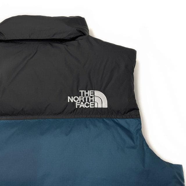【期間限定価格】ノースフェイス ダウンベスト ヌプシ(XL)青 黒 190122