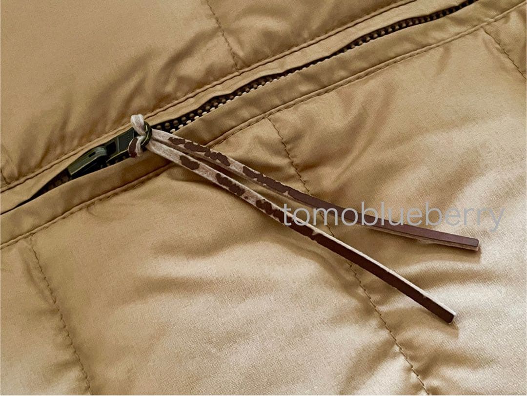 極美品★AIGLEエーグル★ラクーンファーフードダウンベストS＊アウトドア