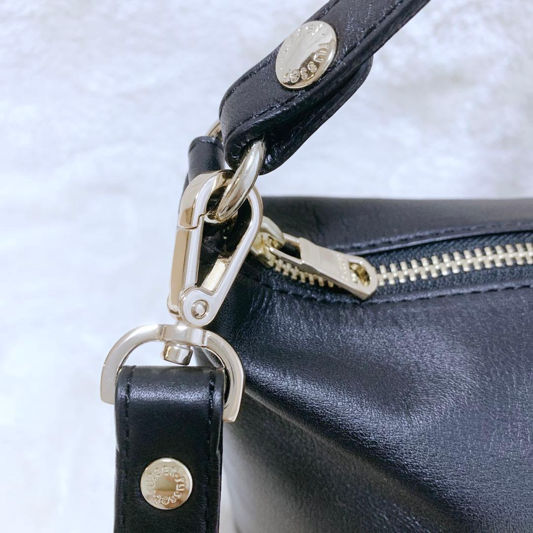 【はる】ほぼ未使用♪ russet ラシット ソフトレザーショルダーバッグ