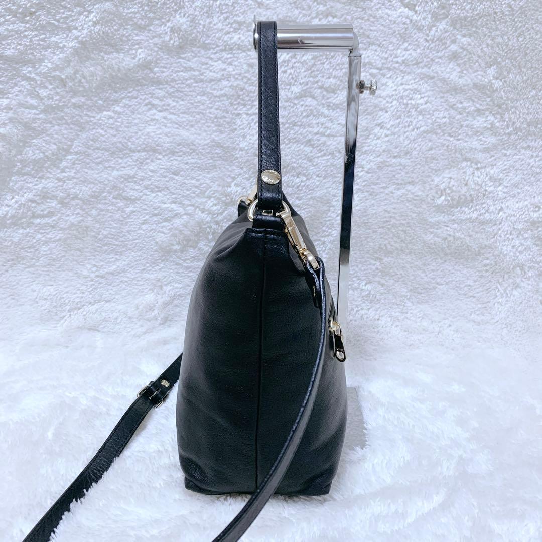 【はる】ほぼ未使用♪ russet ラシット ソフトレザーショルダーバッグ