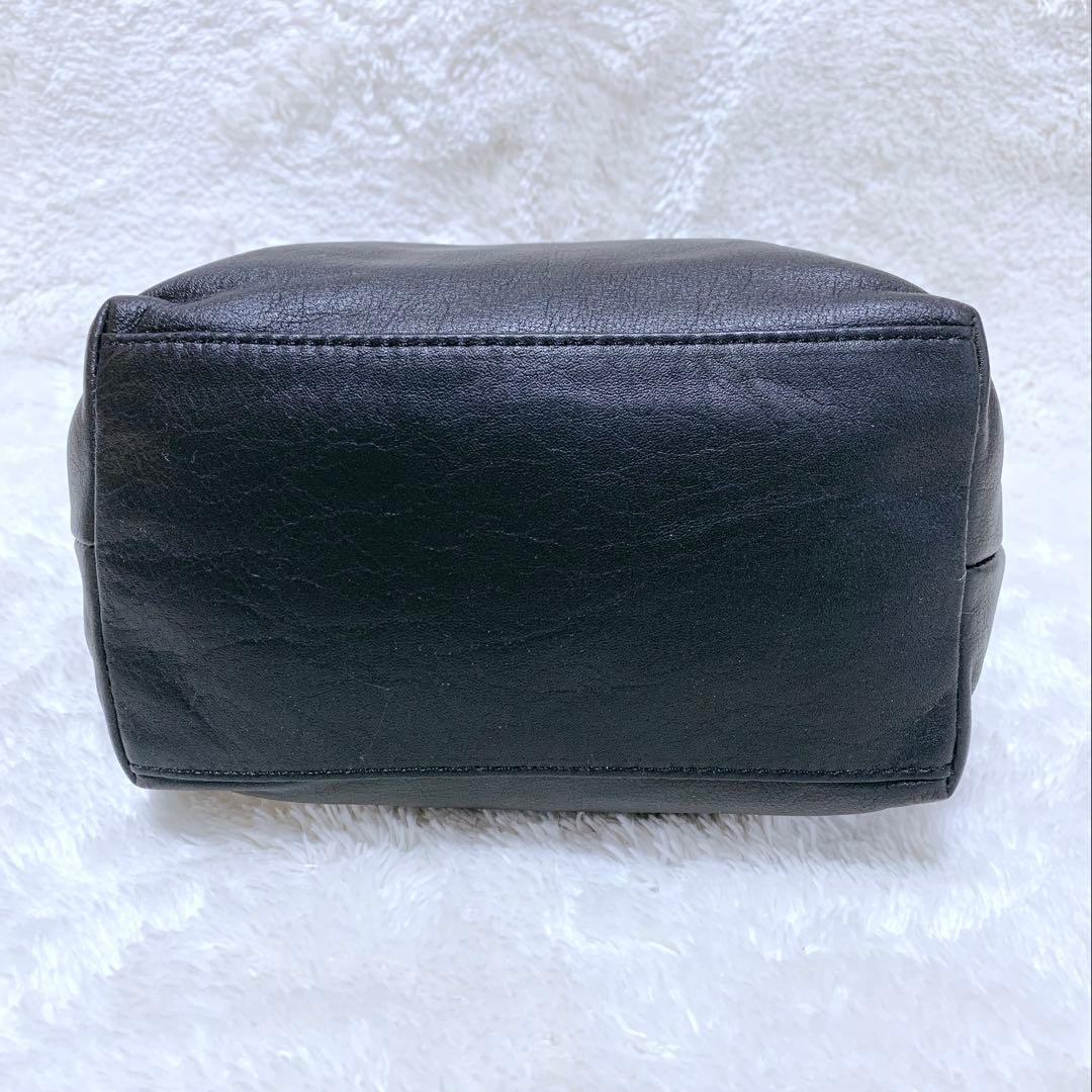 【はる】ほぼ未使用♪ russet ラシット ソフトレザーショルダーバッグ