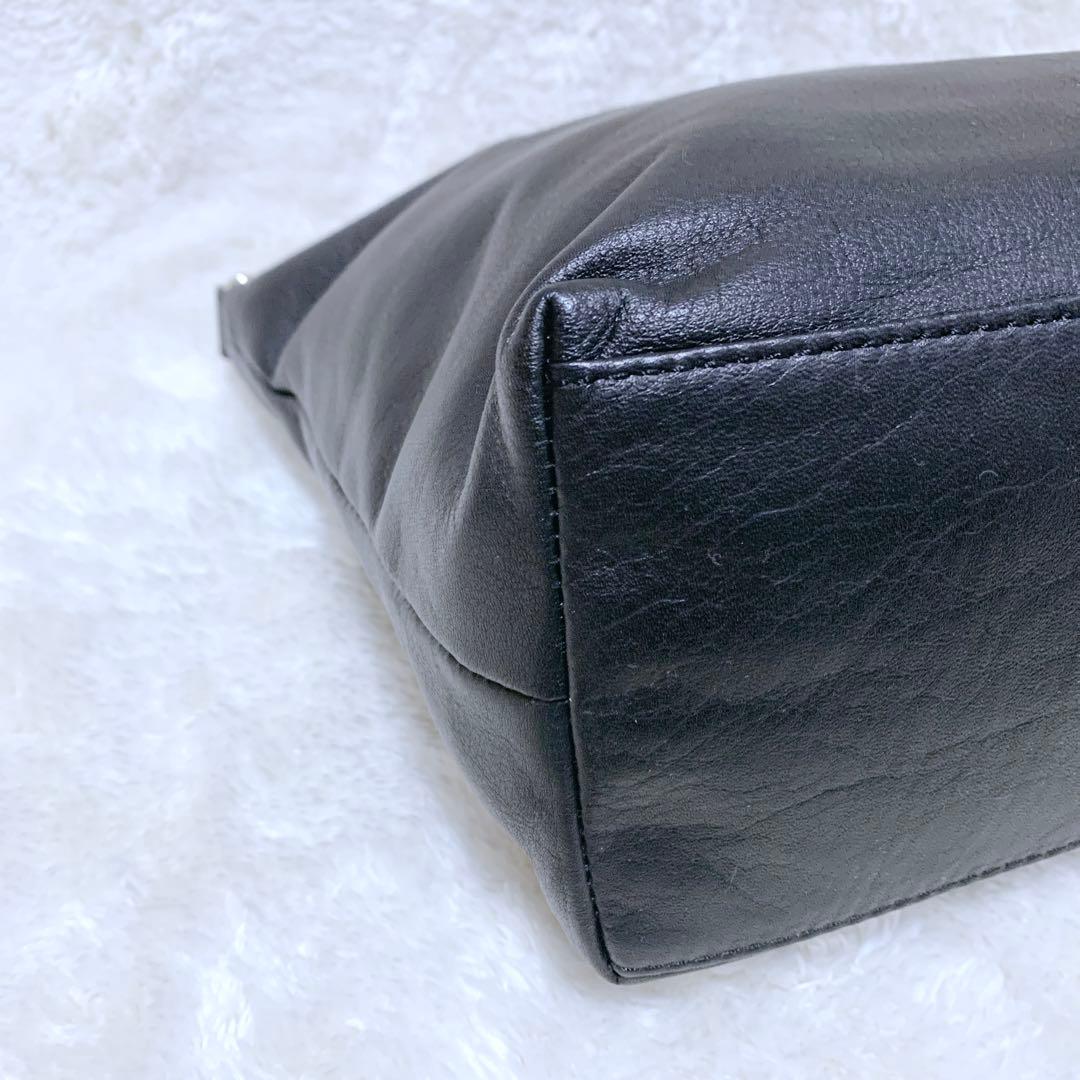 【はる】ほぼ未使用♪ russet ラシット ソフトレザーショルダーバッグ