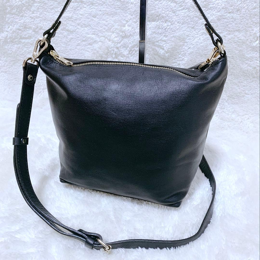 【はる】ほぼ未使用♪ russet ラシット ソフトレザーショルダーバッグ