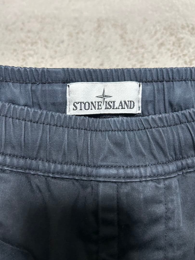 【人気定番】STONE  22AW カーゴパンツ ブラック W30