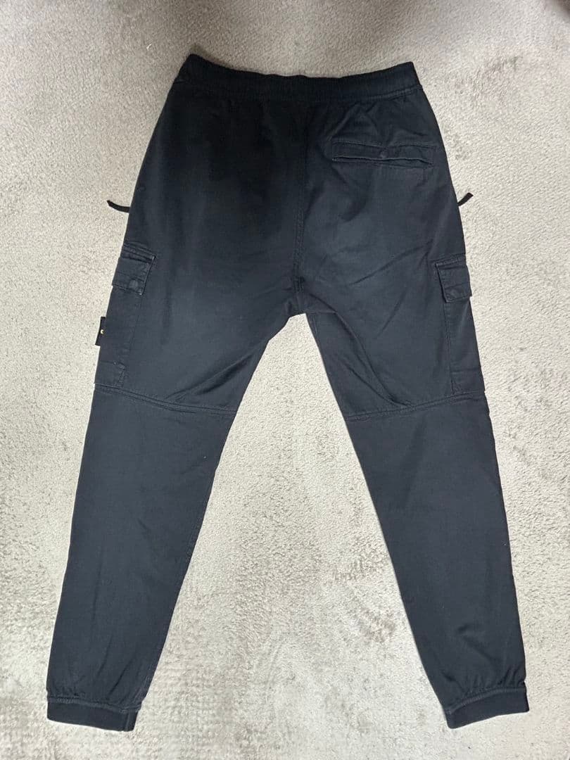 【人気定番】STONE  22AW カーゴパンツ ブラック W30