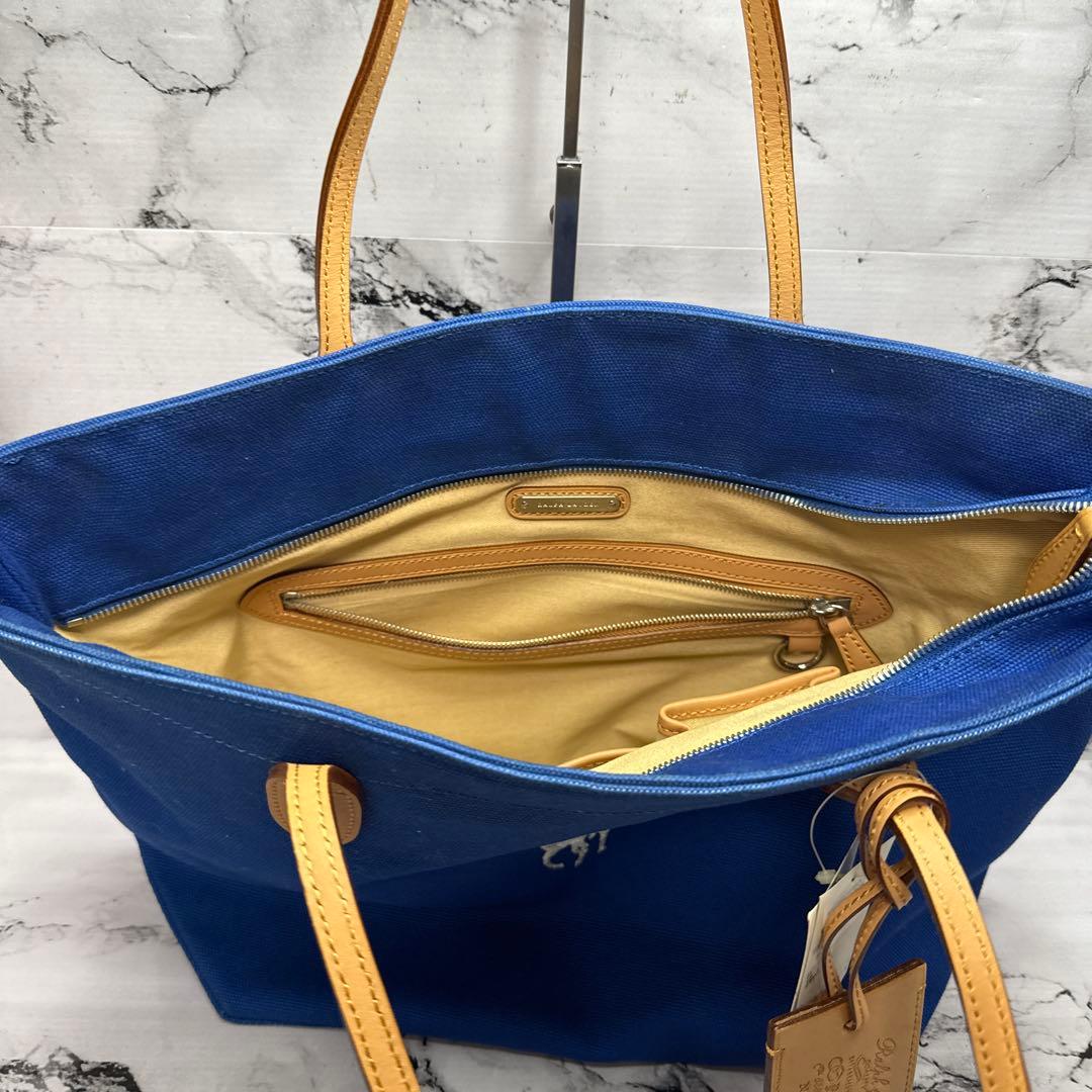 (未使用タグ付)大人気、ラルフローレン、トートバッグ、A-4可、ポニー刺繍、高級