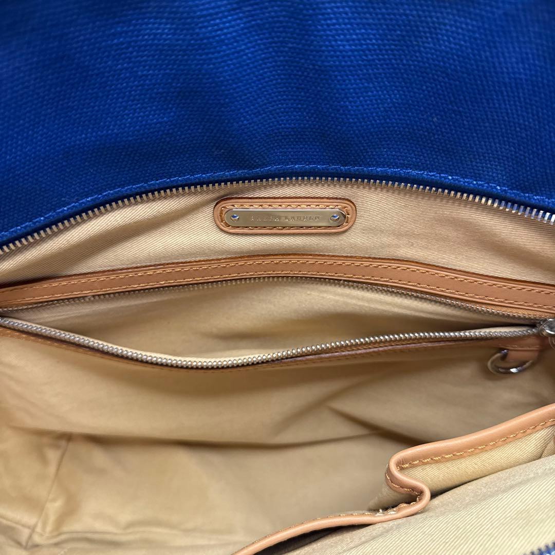 (未使用タグ付)大人気、ラルフローレン、トートバッグ、A-4可、ポニー刺繍、高級