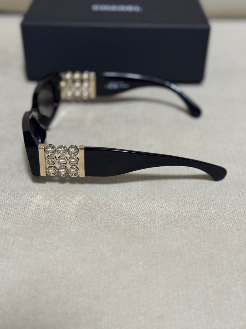 国内完売 シャネル サングラス オーバル シェイプ アイウェア