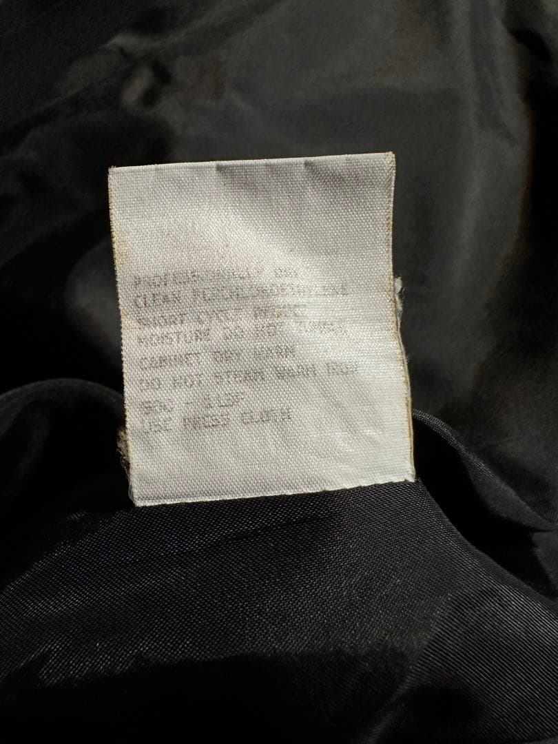 最高級 黒ラベル ジョルジオアルマーニ ダブルスーツ ネイビー ストライプ 50