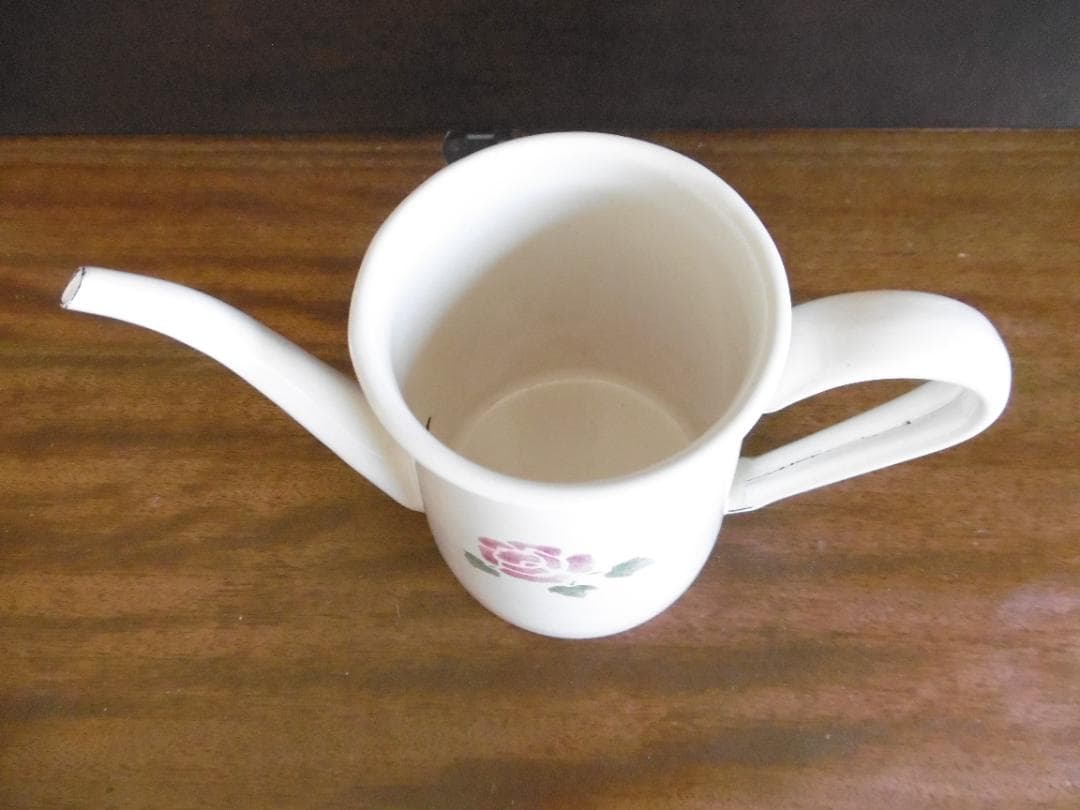 ホウロウ製コーヒーポット　マニーローズシリーズ