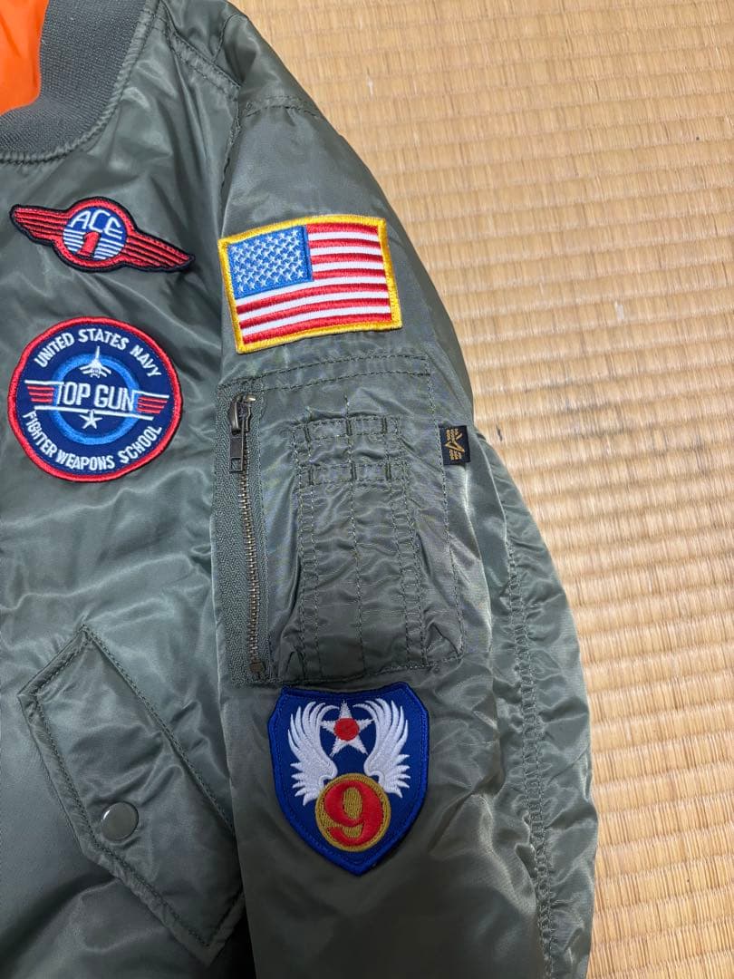 ALPHA TOPGUN MA-1フライトジャケット YM10\12 サイズ