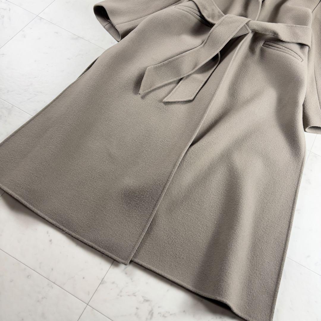 【美品】アニュアンス 23AW リバーロングチェスターコート ベルト付き S