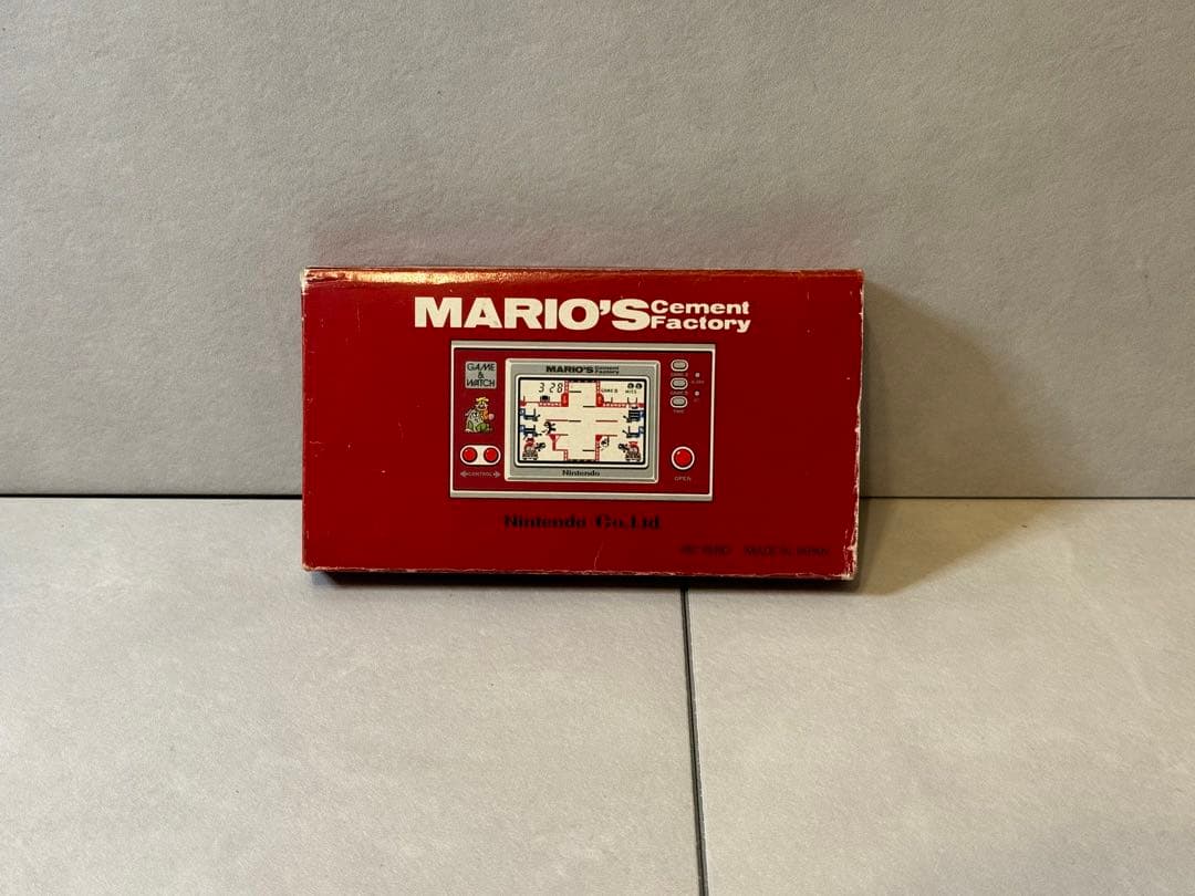 激レア ゲームウォッチ マリオ セメントファクトリー mario cement