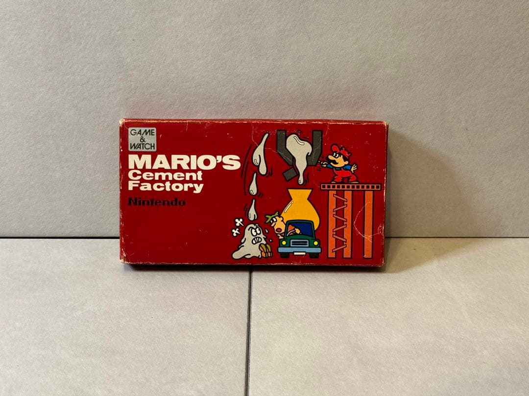 激レア ゲームウォッチ マリオ セメントファクトリー mario cement