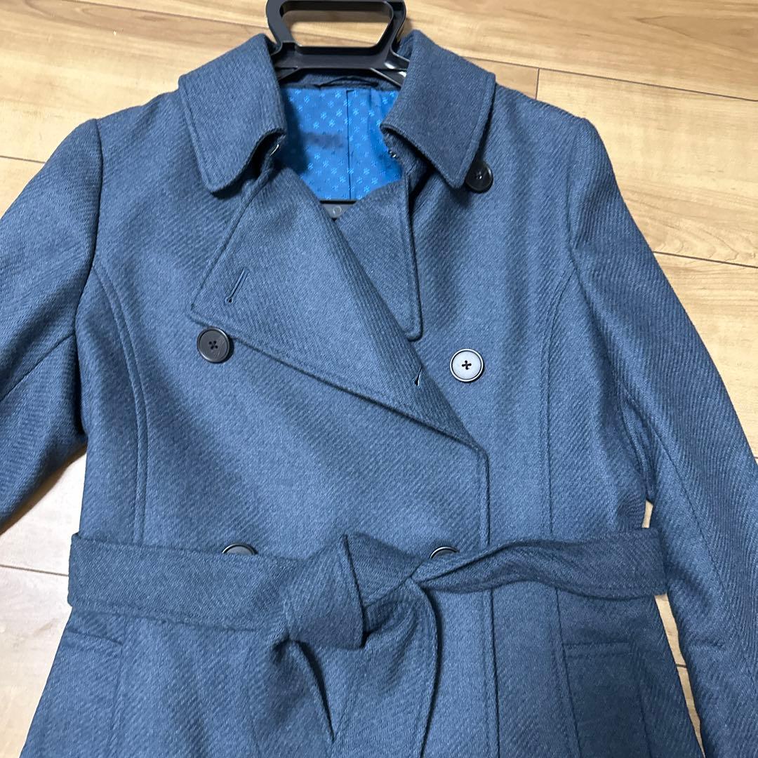 ヒルトン　コート　ネイビー　新品　カバーつき　サイズ7 HILTON