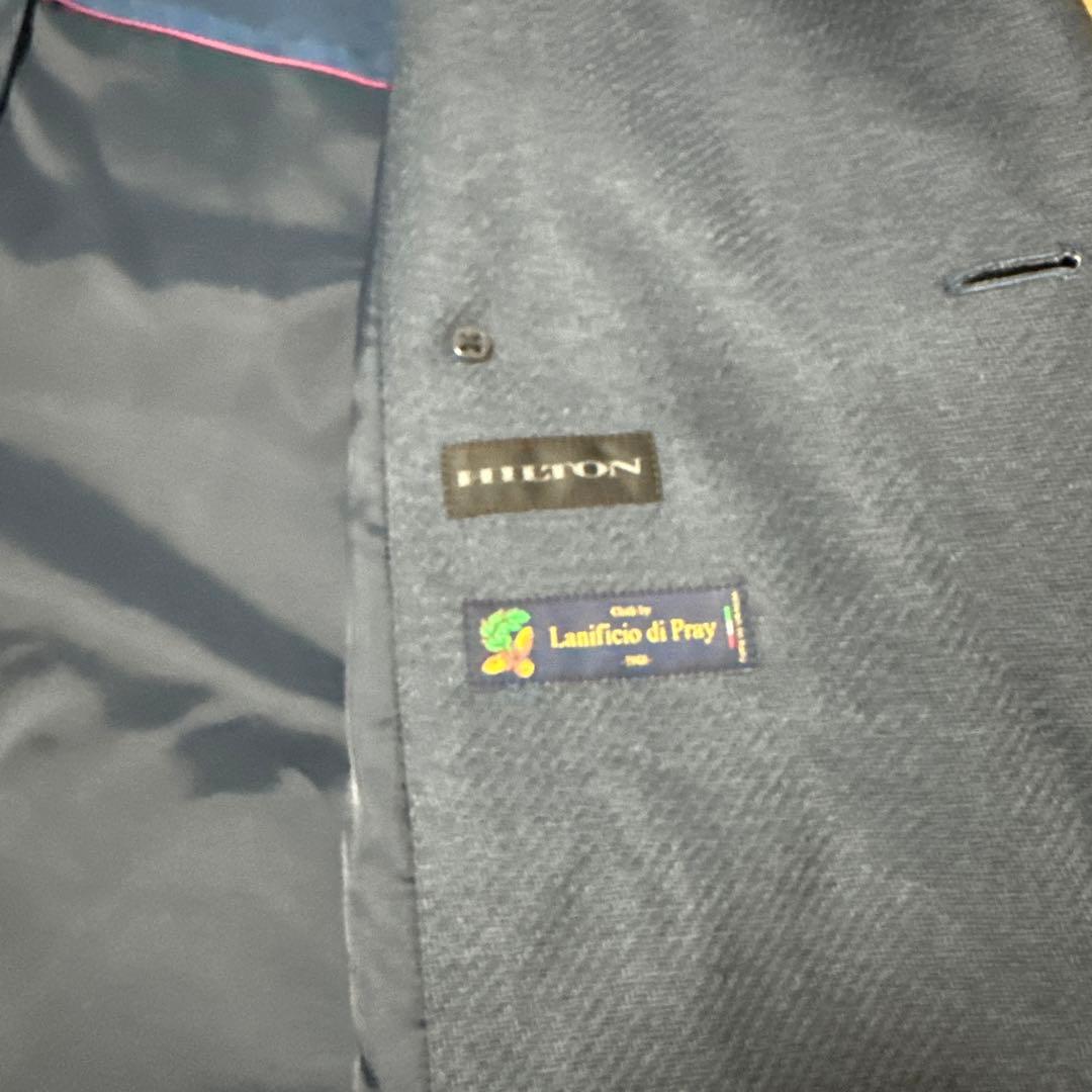 ヒルトン　コート　ネイビー　新品　カバーつき　サイズ7 HILTON