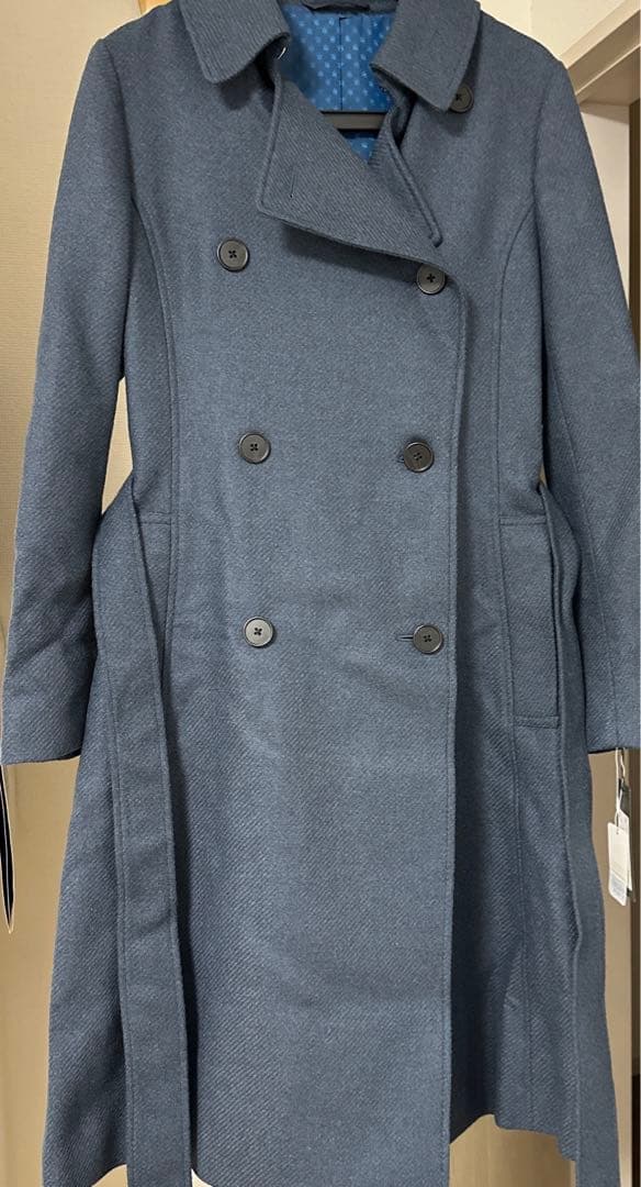 ヒルトン　コート　ネイビー　新品　カバーつき　サイズ7 HILTON