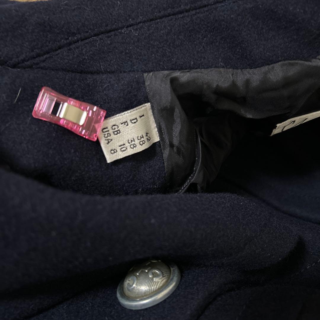 モスキーノ MOSCHINO ウール ピーコート イタリア製