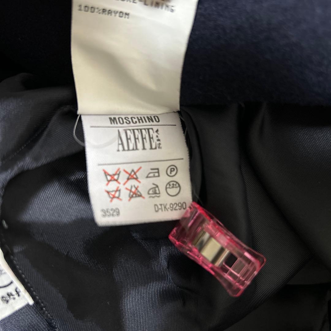 モスキーノ MOSCHINO ウール ピーコート イタリア製