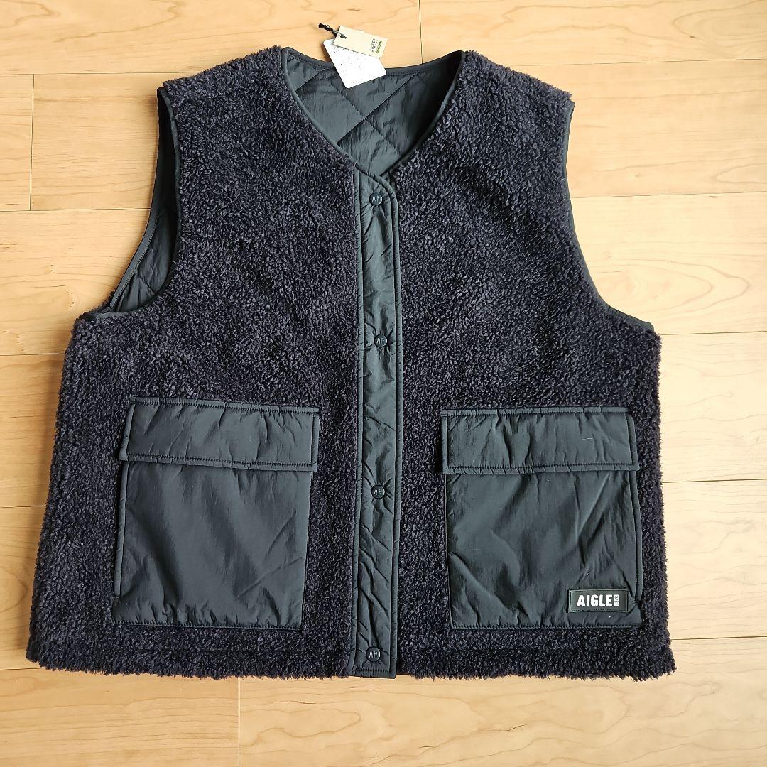 新品　AIGLE　エーグル　 インサレーション ベスト キルティング　サイズ40