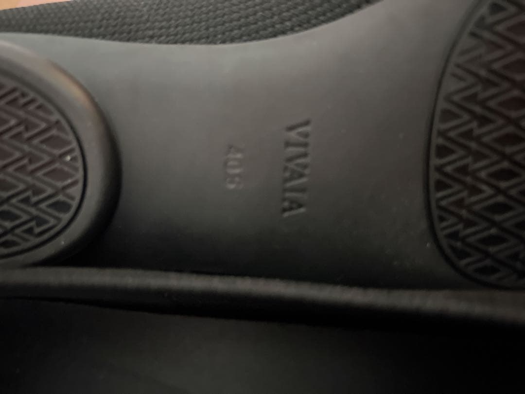 【美品】VIVAIA リボン付きフラットシューズ 25.5-26cm(40.5)