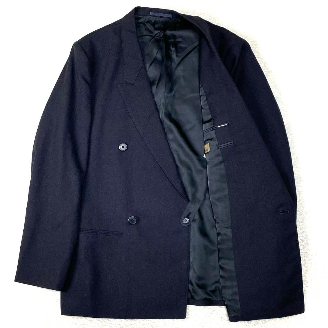 80s 初期　Y's for MEN スーツ　ウールギャバジン　yzip ダブル