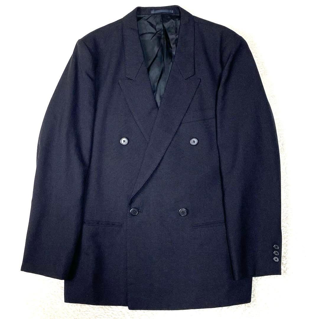 80s 初期　Y's for MEN スーツ　ウールギャバジン　yzip ダブル