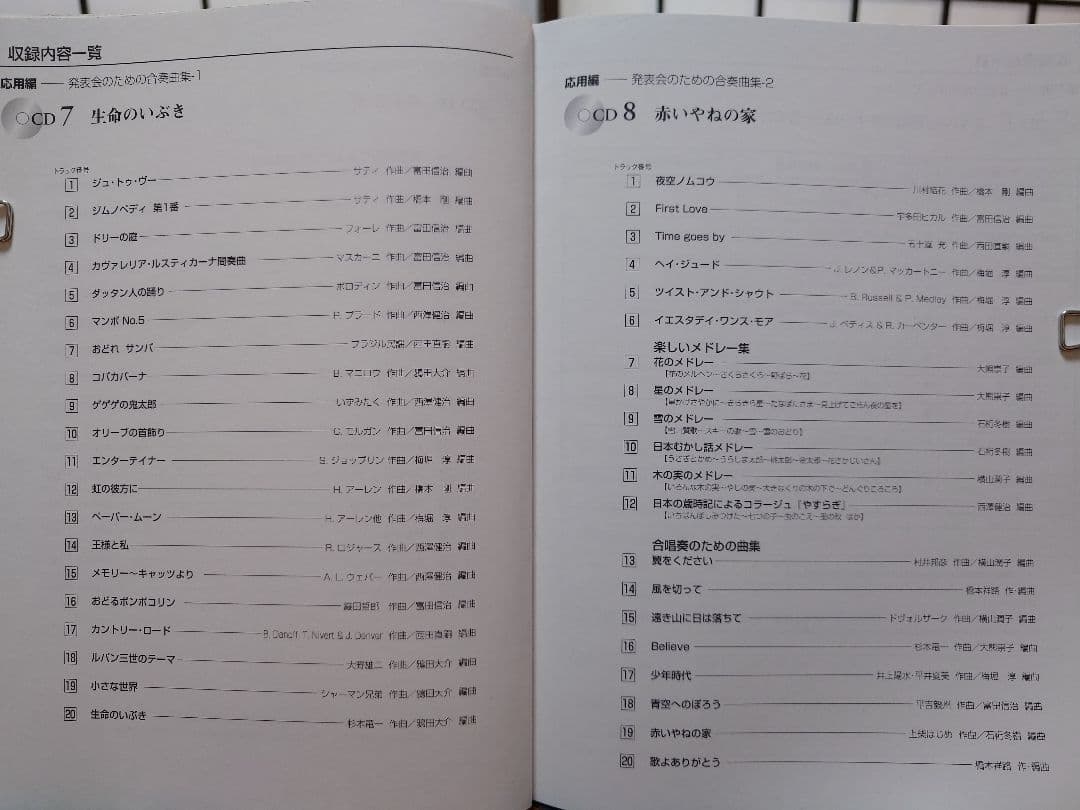 小学校合奏実践指導全集 CD12枚 指導用解説書、曲集用資料、楽譜集9冊