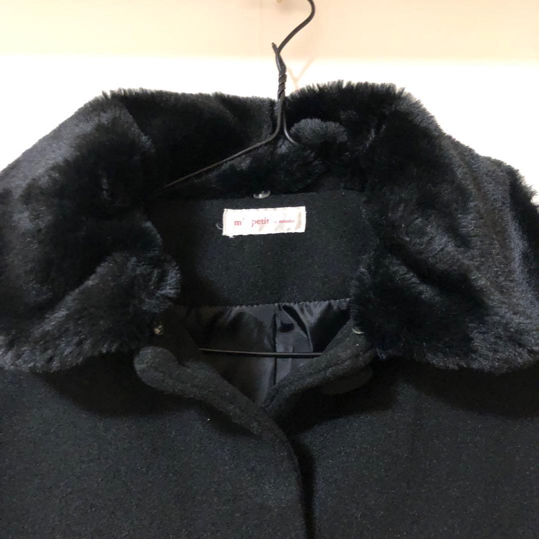 未使用品 青木美沙子 しまむら ロングコート 黒 Lサイズ ブラック