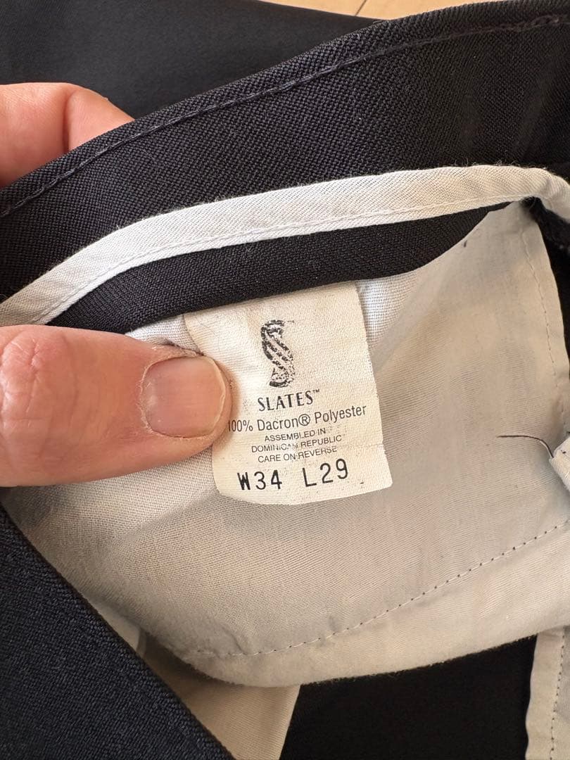 90’s USA Levi’s ACTION SLACKS ブラック w34