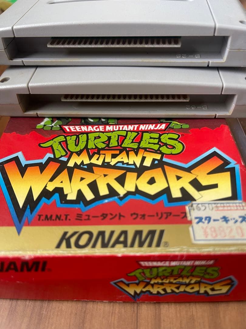 スーパーファミコン　忍者タートルズ　2タイトルセット