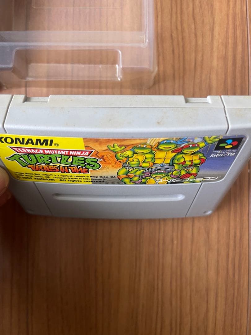 スーパーファミコン　忍者タートルズ　2タイトルセット