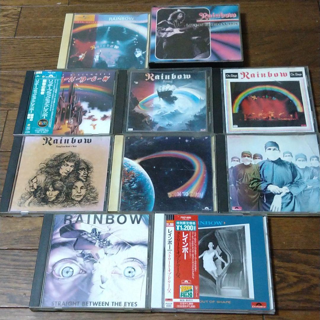 レインボー CD 10枚セット リッチー・ブラックモア ケース破損、傷、変色あり