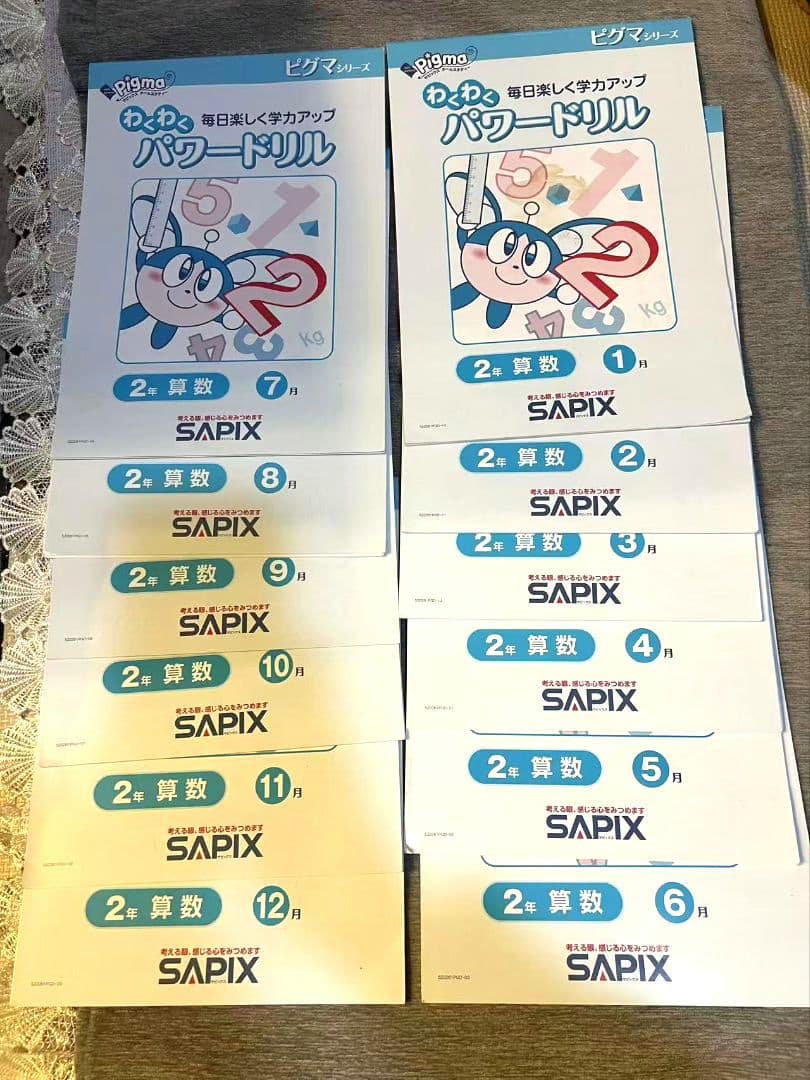 SAPIX 2年生 パワードリル ピグマ セット2023年版