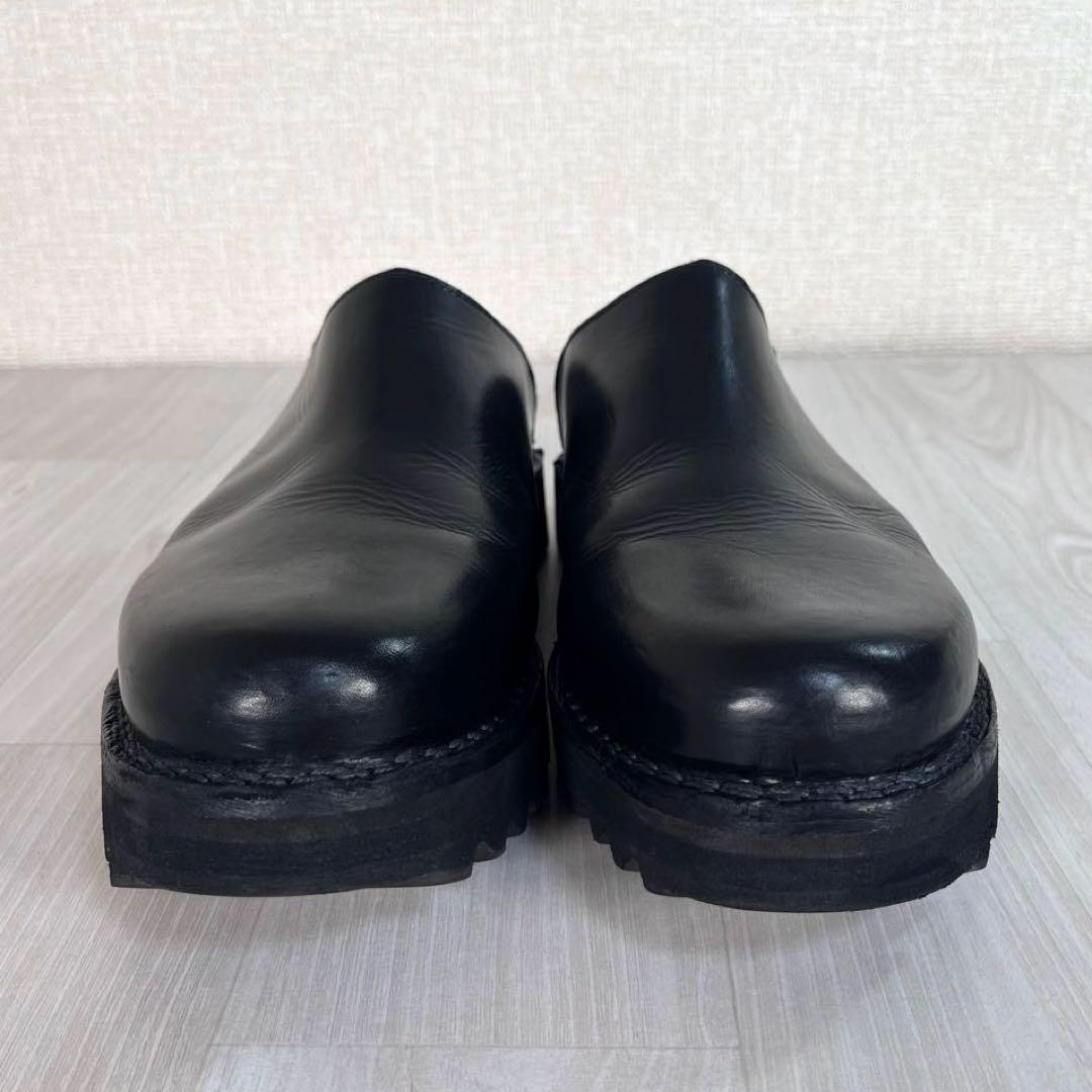 【美品】Vernacolo　サボ サンダル　ブラック　黒　44　シャークソール