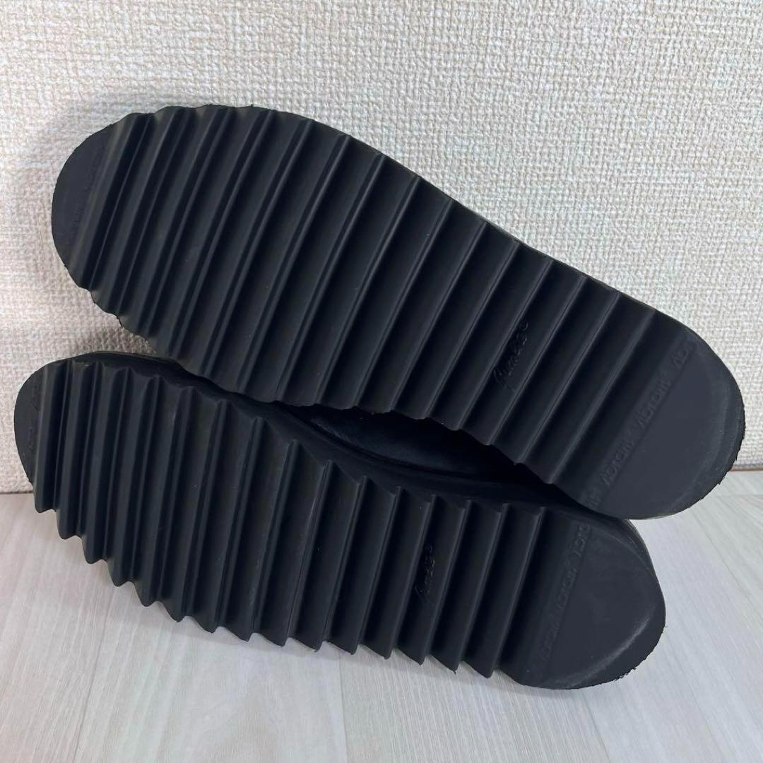 【美品】Vernacolo　サボ サンダル　ブラック　黒　44　シャークソール