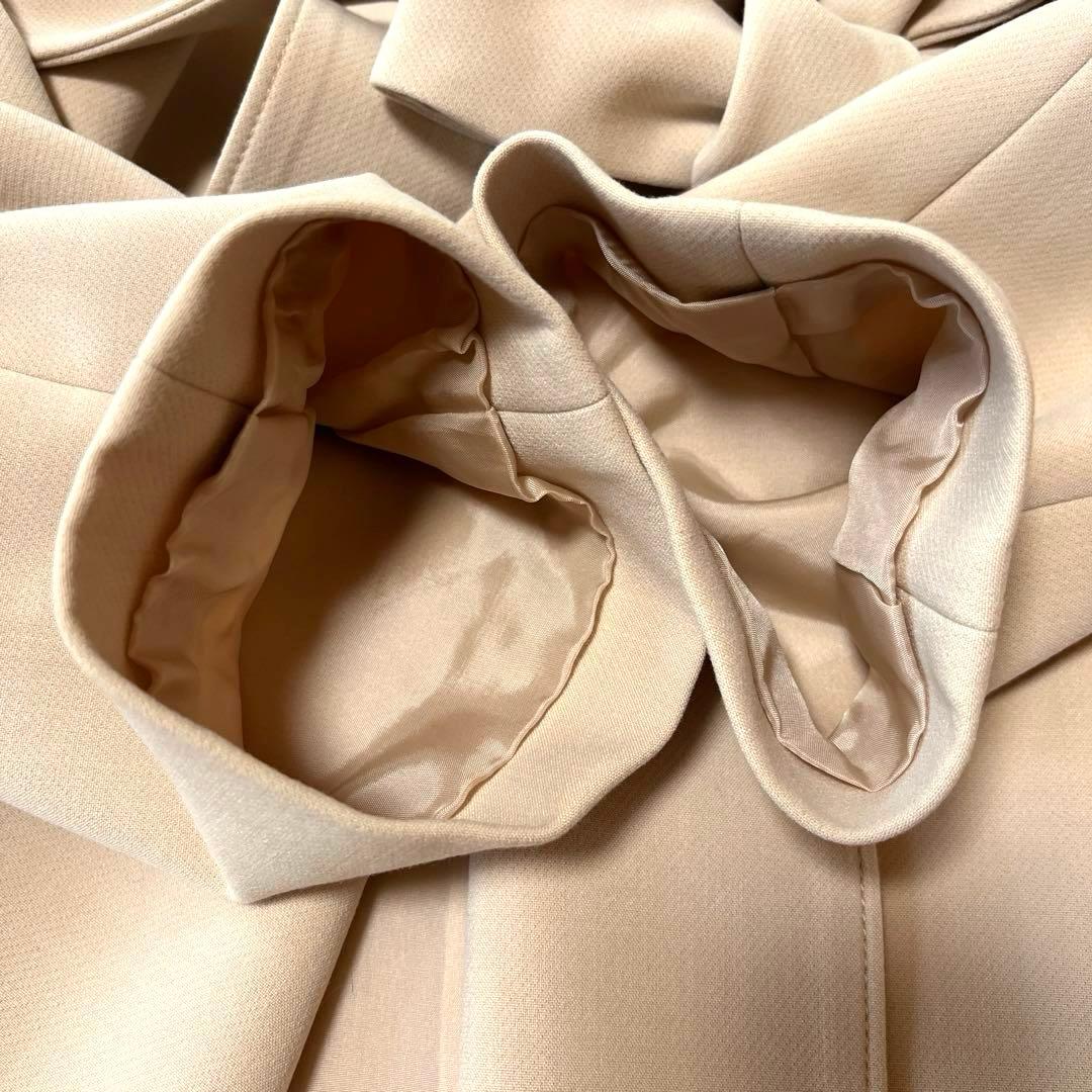 美品♡ANAYIダブルクロス フード コート リボン ベルト ロング ガウン